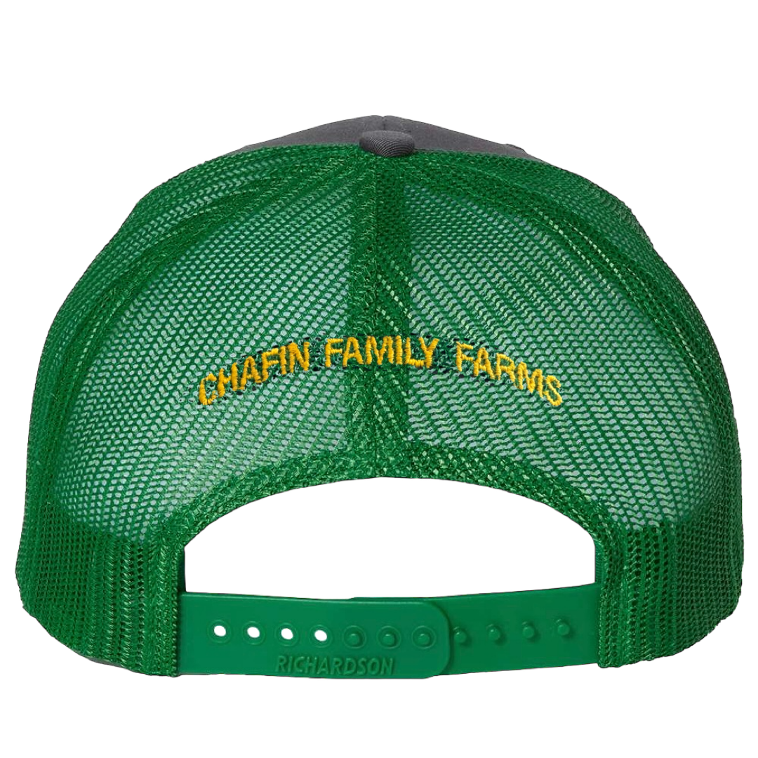 CHAFIN FAMILY FARMS TRUCKER HAT.